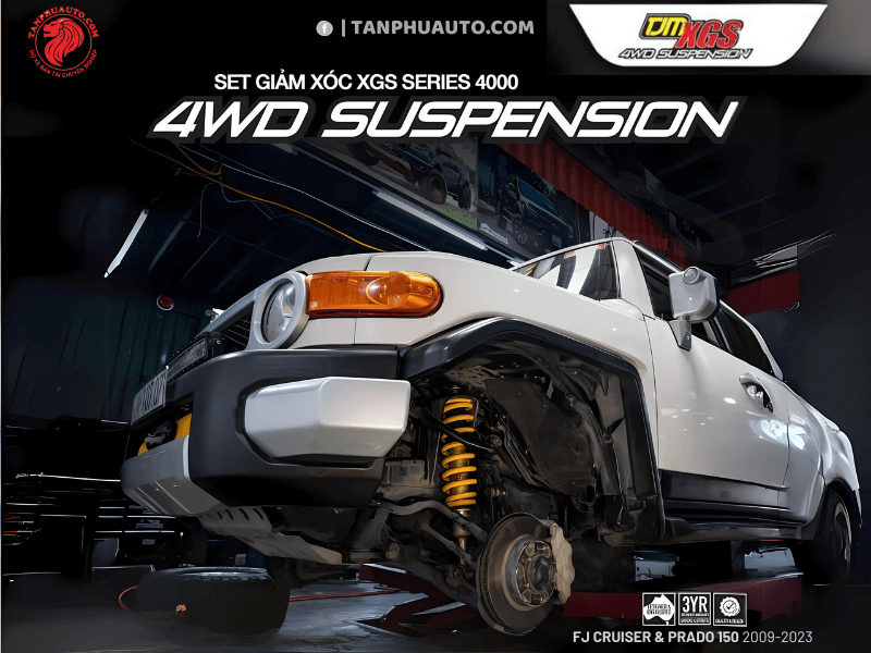 BỘ PHUỘC TJM XGS SERIES 4000 - TOYOTA LAND CRUISER PRADO 150 & FJ CRUISER (4)