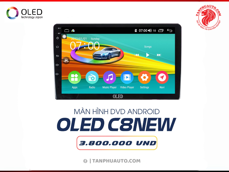 Màn hình Android Oled C8 New