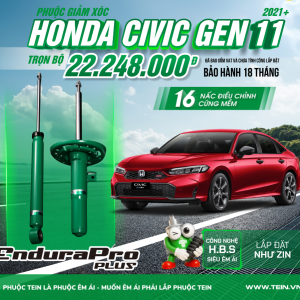 Bộ Phuộc Tein EnduraPro Plus Dành Cho Honda Civic Gen 11 (2021 - ON)